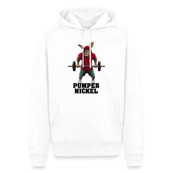 Pumpernickel - Männer Premium Bio Hoodie - Weiß - Vorne - Nico (187cm)