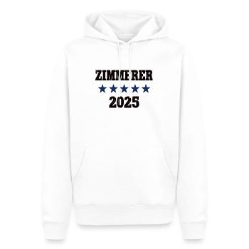 Zimmerer 2025 Beruf Zimmermann Lehre Lehrling - Männer Premium Bio Hoodie - Weiß - Vorne - Nico (187cm)