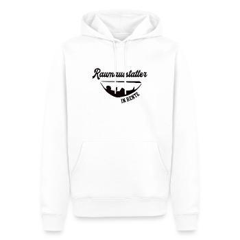 Raumausstatter in Rente Rentenbeginn Ruhestand - Männer Premium Bio Hoodie - Weiß - Vorne - Nico (187cm)