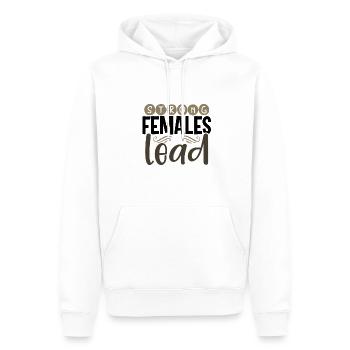 Les dons inspirants des femmes fortes dirigent les femmes - Sweat à capuche Premium bio Homme - blanc - Devant - Nico (187cm)