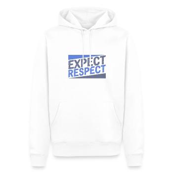 Erwarten Sie Respekt Anti Mobbing Geschenke Anti - Männer Premium Bio Hoodie - Weiß - Vorne - Nico (187cm)