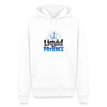 Caffeine Lover Cadeau Liquide Patience Café - Sweat à capuche Premium bio Homme - blanc - Devant - Nico (187cm)