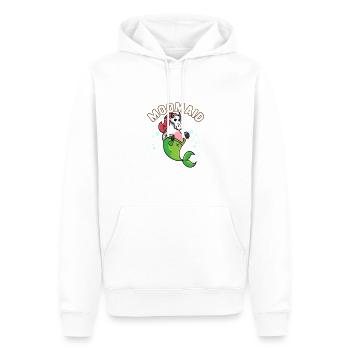 Moomaid Lustige Kuh Meerjungfrau Sarkasmus Geschenk - Männer Premium Bio Hoodie - Weiß - Vorne - Nico (187cm)