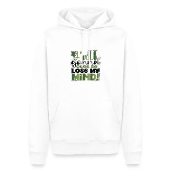 Sarcastique Vous allez tous me faire perdre la tête - Sweat à capuche Premium bio Homme - blanc - Devant - Nico (187cm)