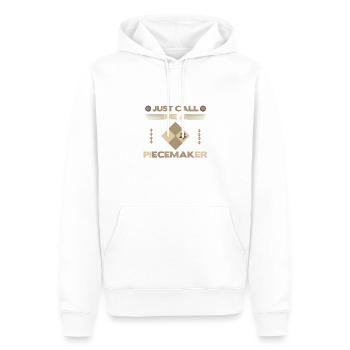 Quilter-Geschenk Nennen Sie mich einfach einen Piece Maker Quilten - Männer Premium Bio Hoodie - Weiß - Vorne - Nico (187cm)