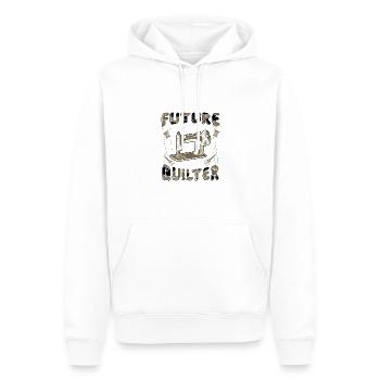 Quilten Humor Future Quilter Geschenkidee - Männer Premium Bio Hoodie - Weiß - Vorne - Nico (187cm)