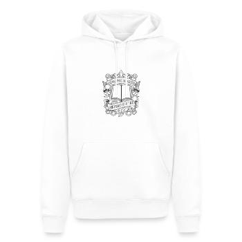 Scrapbooking Erinnerungen eine Seite nach der anderen bewahren - Männer Premium Bio Hoodie - Weiß - Vorne - Nico (187cm)