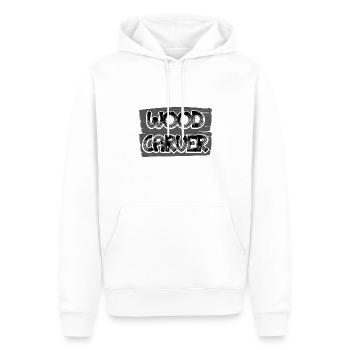 Woodsman Geschenk Holzschnitzer Geschenke - Männer Premium Bio Hoodie - Weiß - Vorne - Nico (187cm)