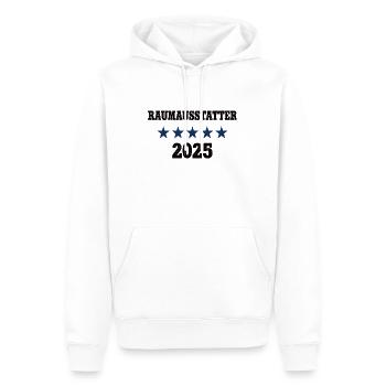 2025 Raumausstatter Beruf Raumausstattung Azubi - Männer Premium Bio Hoodie - Weiß - Vorne - Nico (187cm)