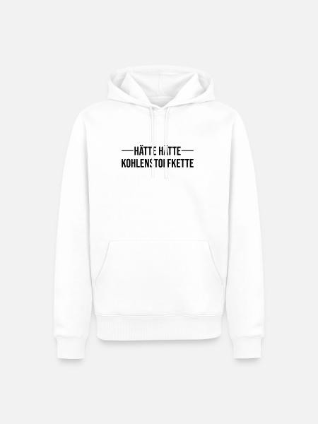 Chemiker Hätte Hätte Chemie Chemielabor - Männer Premium Bio Hoodie - Weiß