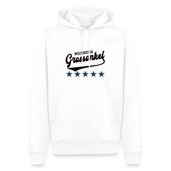 Weltbester Grossonkel Patenonkel Pate Großonkel - Männer Premium Bio Hoodie - Weiß - Vorne - Nico (187cm)