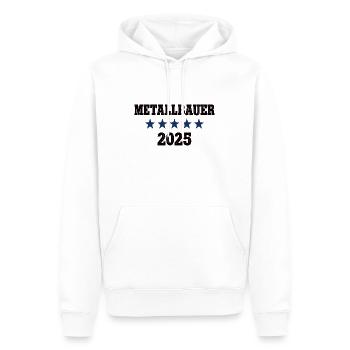 Metallbauer Beruf Metallbauerei Arbeit Schlosser - Männer Premium Bio Hoodie - Weiß - Vorne - Nico (187cm)