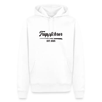 Truppführer 2025 Feuerwehrmann FFW Feuerwehr Frau - Männer Premium Bio Hoodie - Weiß - Vorne - Nico (187cm)