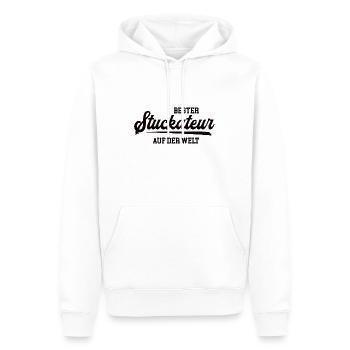 Stuckateur Bester Handwerker Trockenbau Handwerk - Männer Premium Bio Hoodie - Weiß - Vorne - Nico (187cm)