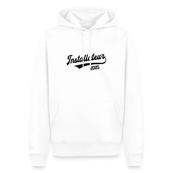 Installateur 2025 Beruf Anlagemechaniker Klempner - Männer Premium Bio Hoodie - Weiß - Vorne - Nico (187cm)