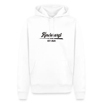 Kinderarzt 2025 Pädiatrie Abschluß Studium Arzt - Männer Premium Bio Hoodie - Weiß - Vorne - Nico (187cm)