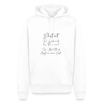 Ehestreit Wecke nicht das Tier in mir Esel - Männer Premium Bio Hoodie - Weiß - Vorne - Nico (187cm)