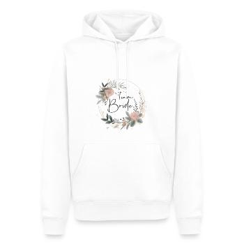Épouse de l’équipe - Sweat à capuche Premium bio Homme - blanc - Devant - Nico (187cm)