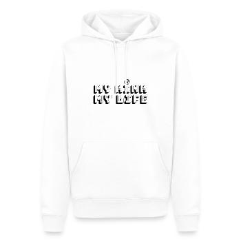 My Kink my life s/w - Männer Premium Bio Hoodie - Weiß - Vorne - Nico (187cm)