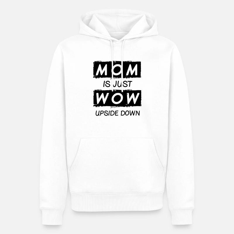 Mutter Mama Mum - Männer Premium Bio Hoodie - Weiß