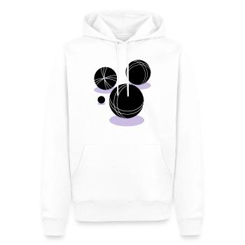 boule - Männer Premium Bio Hoodie - Weiß - Vorne - Nico (187cm)