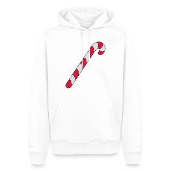 Zuckerstange - Männer Premium Bio Hoodie - Weiß - Vorne - Nico (187cm)
