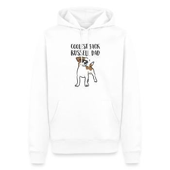 Coolster Jack Russel Papa Jack Russell Hund - Männer Premium Bio Hoodie - Weiß - Vorne - Nico (187cm)