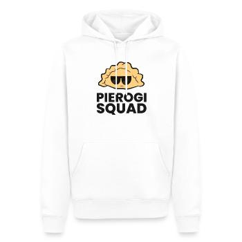 Polnischer Pierogi Liebhaber Lustiger Pierogi - Männer Premium Bio Hoodie - Weiß - Vorne - Nico (187cm)
