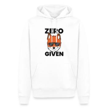 Zero Fox Given Funny No Fox Given Love Foxes - Männer Premium Bio Hoodie - Weiß - Vorne - Nico (187cm)