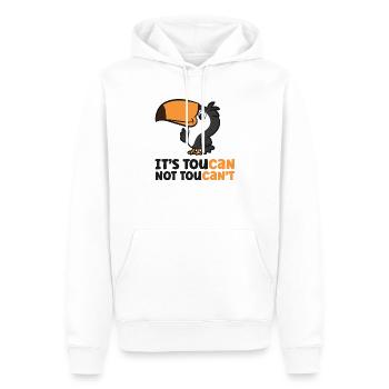 Its Toucan Not Toucan't - Männer Premium Bio Hoodie - Weiß - Vorne - Nico (187cm)