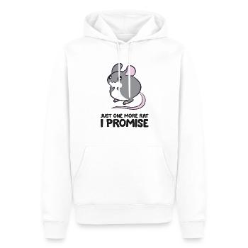 Propriétaire de rat juste un rat de plus je promets des rats drôles - Sweat à capuche Premium bio Homme - blanc - Devant - Nico (187cm)