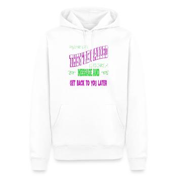anniversary animal cute avocados geek - Männer Premium Bio Hoodie - Weiß - Vorne - Nico (187cm)