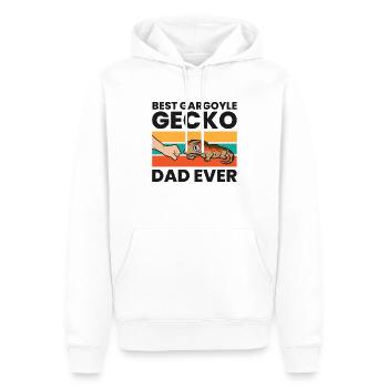 Bester Gargoyle Gecko Dad aller Zeiten - Männer Premium Bio Hoodie - Weiß - Vorne - Nico (187cm)
