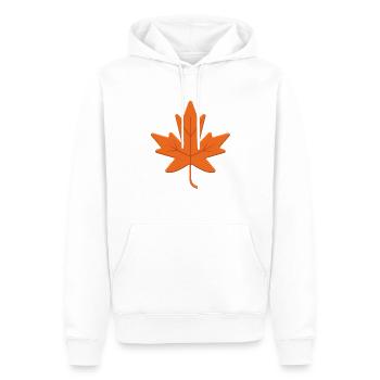 Herbst Blatt Kanada Natur Baum Garten Ahronblatt - Männer Premium Bio Hoodie - Weiß - Vorne - Nico (187cm)