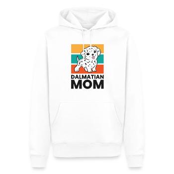 Lustige Dalmatiner Mama Dalmatiner Hund - Männer Premium Bio Hoodie - Weiß - Vorne - Nico (187cm)