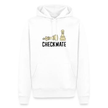 Schach Schachmatt Lustiger Schachspieler - Männer Premium Bio Hoodie - Weiß - Vorne - Nico (187cm)