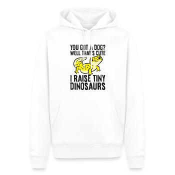 Leopardgecko-Besitzer Leopardgecko Haustier - Männer Premium Bio Hoodie - Weiß - Vorne - Nico (187cm)