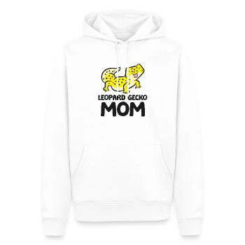 Leopardgecko Mama Eidechse Reptil Leopardgecko - Männer Premium Bio Hoodie - Weiß - Vorne - Nico (187cm)