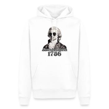 Frischer Mozart - Männer Premium Bio Hoodie - Weiß - Vorne - Nico (187cm)