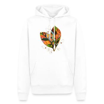 Liste - Männer Premium Bio Hoodie - Weiß - Vorne - Nico (187cm)