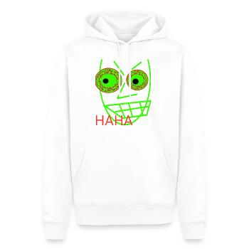 witziger Spruch für Jugendliche Geschenk kinder - Männer Premium Bio Hoodie - Weiß - Vorne - Nico (187cm)