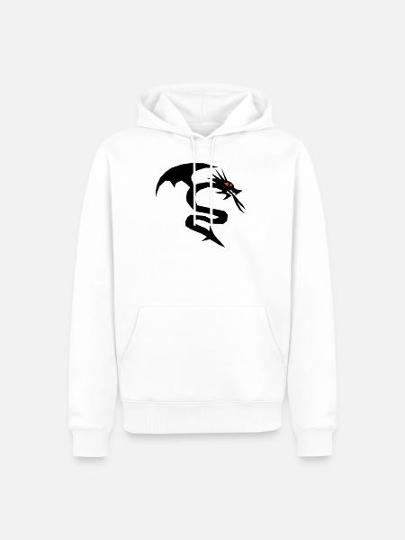 A Dragon Dragon - Men’s Premium Organic Hoodie - white