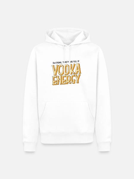 Sommer Sonne Alkohol - Männer Premium Bio Hoodie - Weiß