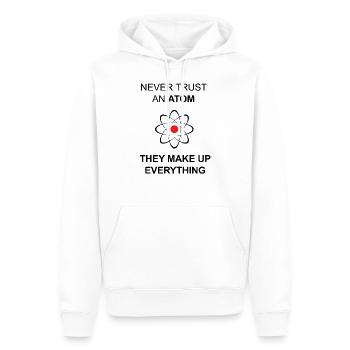 Lustiges Physik Motiv - Männer Premium Bio Hoodie - Weiß - Vorne - Nico (187cm)