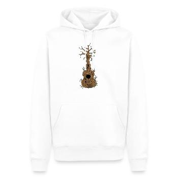 Akustische Gitarre Baum des Lebens Bassgitarristen - Männer Premium Bio Hoodie - Weiß - Vorne - Nico (187cm)