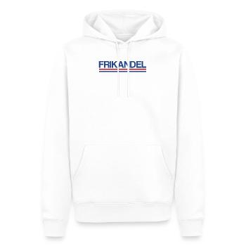 Frikandel | Netherlands, Holland, Dutch - Men’s Premium Organic Hoodie - white - Front - Nico (187cm)