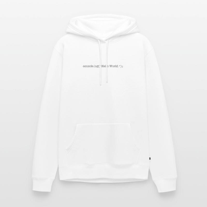 Javascript Developer Geek Männer Premium Bio Hoodie