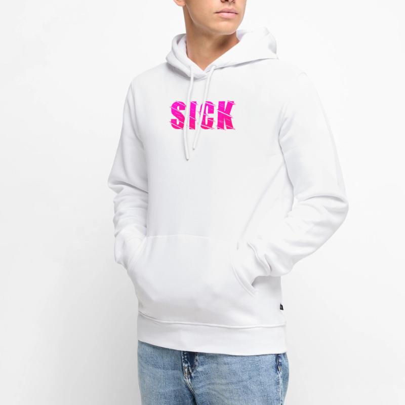 Conception malade Sweat à capuche Premium bio Homme