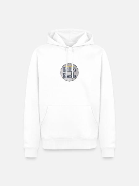 Heilig's Blechle Heiligenschein Schwäbisch - Männer Premium Bio Hoodie - Weiß
