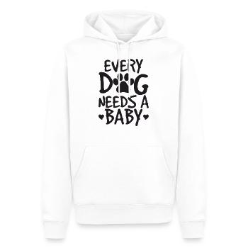 Every Dog Needs A Baby Onesie - Männer Premium Bio Hoodie - Weiß - Vorne - Nico (187cm)